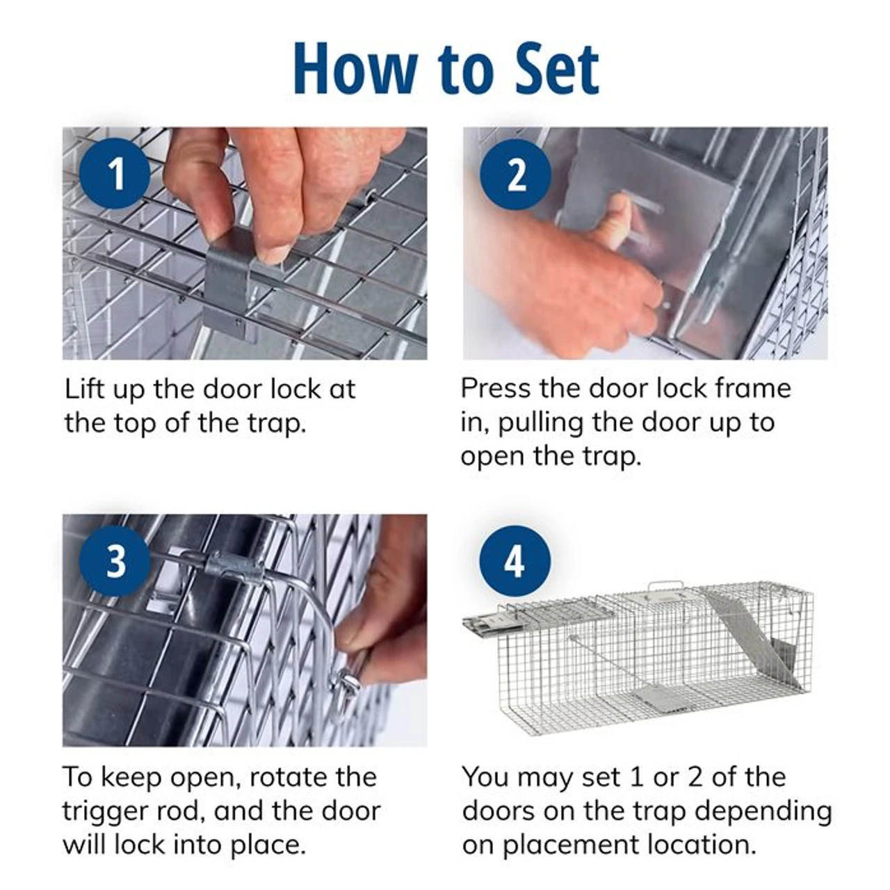 Havahart 1045 Live Animal Two-Door Trap - Billede 4