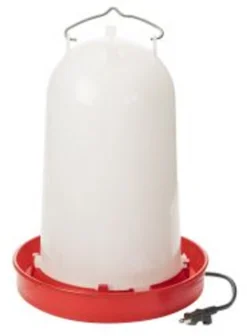 Miller Heated Poultry Waterer, 3 Gallon