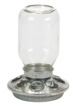 Miller Mason Jar Chick Feeder
