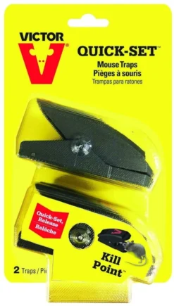 Victor Quick-Set Mouse Trap, 2pc