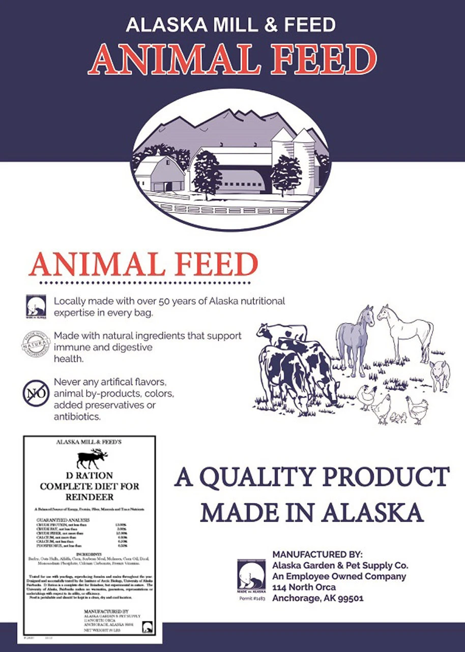 Reindeer D Ration, 50lb