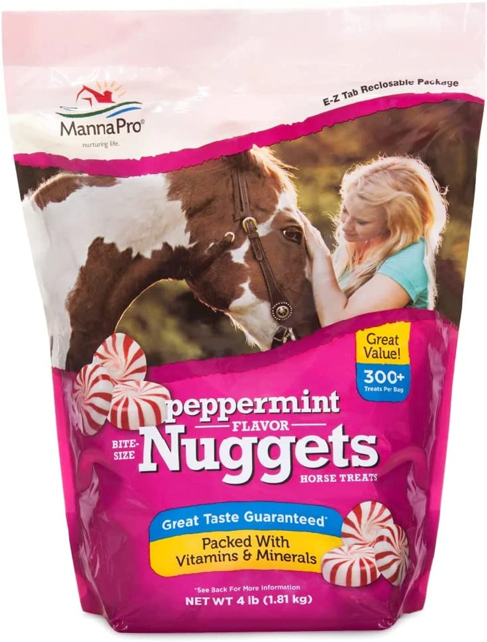Manna Pro Bite Size Peppermint Nuggets, 4lb