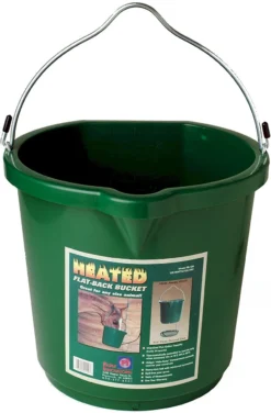 Heated Flat-Back Bucket W/Guard FB120, 5 Gal