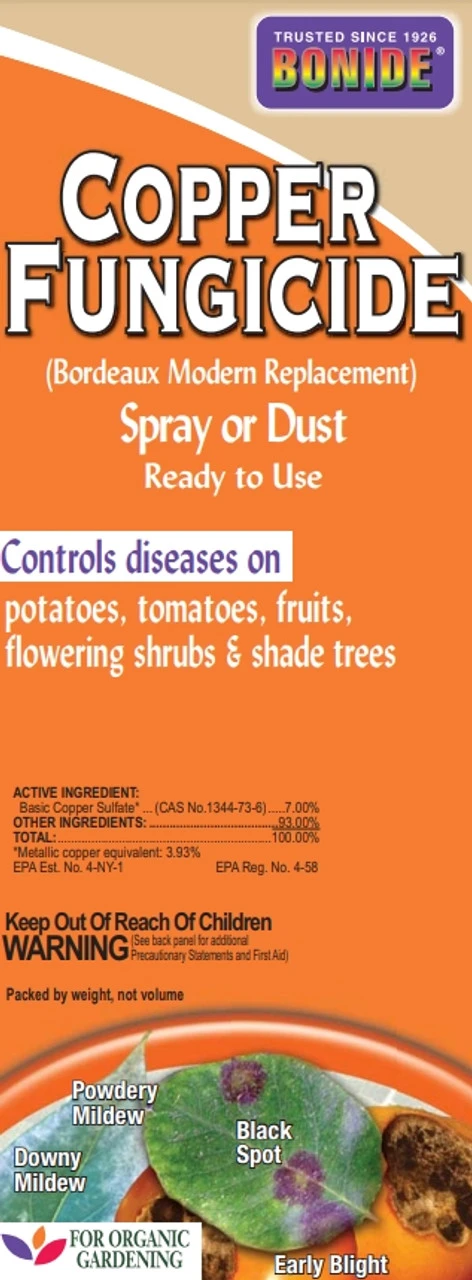 Bonide Ready To Use Copper Fungicide Dust Bordeaux - Billede 2