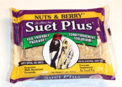 Wildlife Sciences Nuts And Berries Suet Plus, 8pc