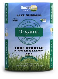 Sustane Turf Starter And Overseeder, 30lb
