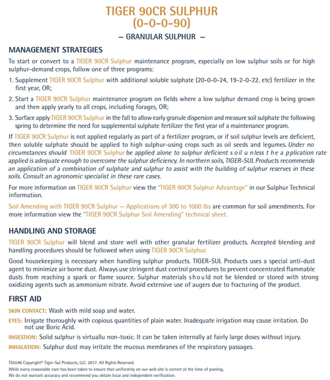 Tiger 90CR Sulfur - Billede 3