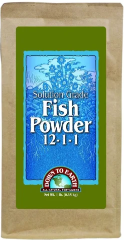 Down To Earth Fish Powder 12-1-1, 1 Lb