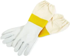 Little Giant Goatskin Protective Gloves For Beekeeping, Medium