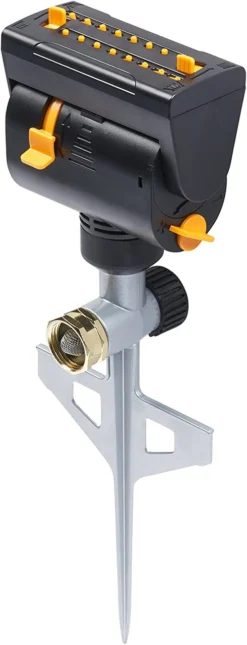 Melnor XT Mini-Turbo Oscillating Sprinkler On A Spike