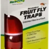 Rescue Reusable Fruit Fly Trap With Liquid Attractant, 2pk