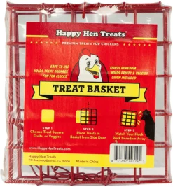 Happy Hen Treat Square Basket