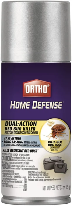 Ortho Home Defense Dual-Action Bed Bug Killer,Travel Size, 3 Oz