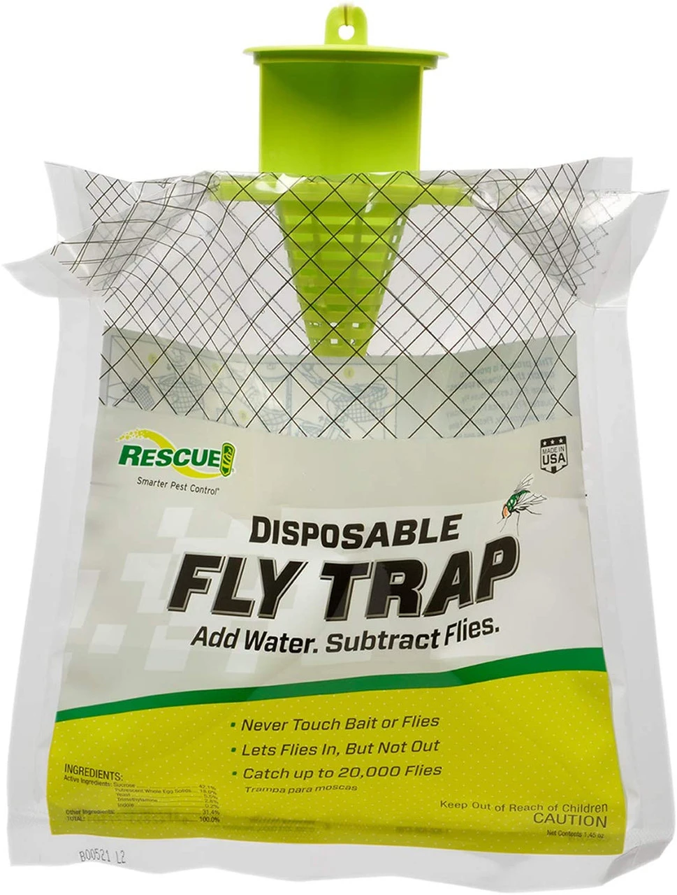 Rescue Outdoor Disposable Hanging Fly Trap
