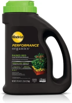 Miracle-Gro Performance Organics Raised Bed Plant Nutrition Granules, 2.5Lb