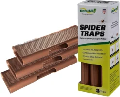 Rescue Spider Traps Ready To Use, Double-Sided, 3pk