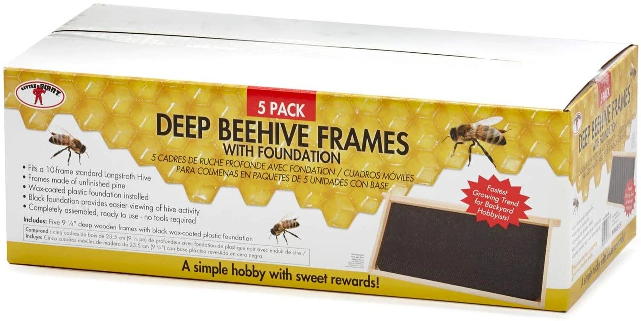 Little Giant Deep Hive Frame Black Deep Beehive Frames