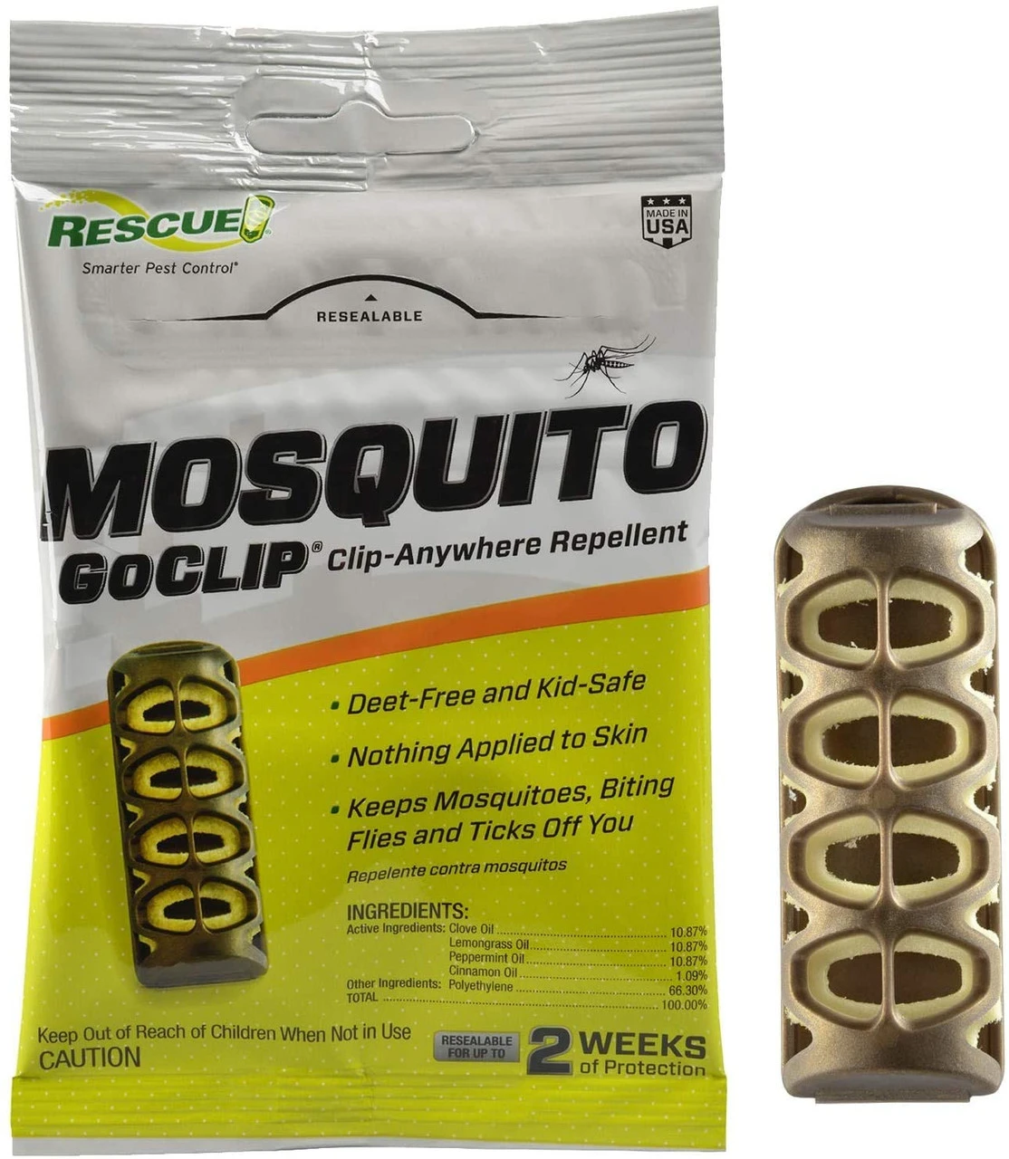 Rescue Mosquito GoClip Repellent