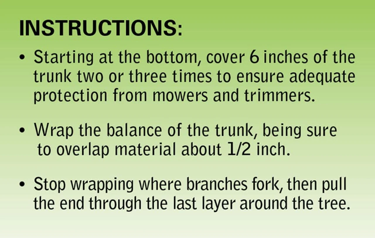 Dewitt Tree Wrap White, 3 Inch X 50 Inch - Billede 4