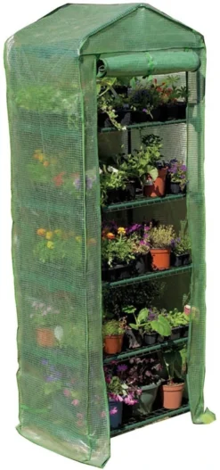 Gardman 5-Tier Greenhouse With Heavy-Duty Cover