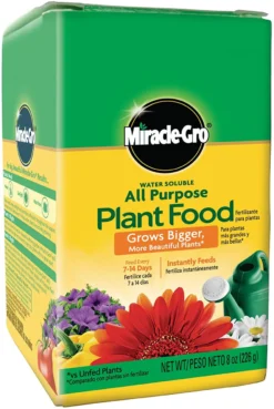 Miracle-Gro Water Soluble All Purpose Plant Food, 8 Oz