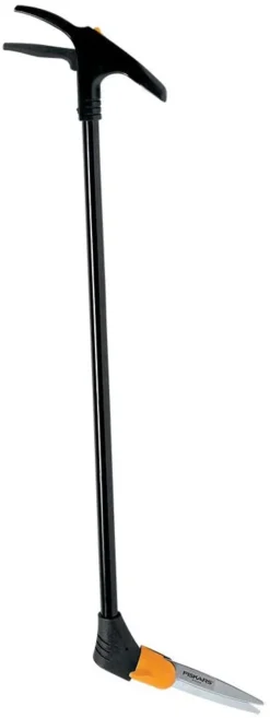 Fiskars 36 Inch Long-Handle Swivel Rotating Grass Shears, Black/Orange