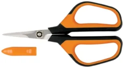 Fiskars Micro-Tip Pruning Shears, Orange/Black