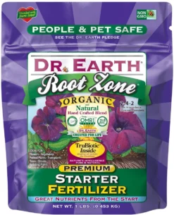 Dr. Earth 2-4-2 Minis Root Zone Starter Fertilizer, 1lb