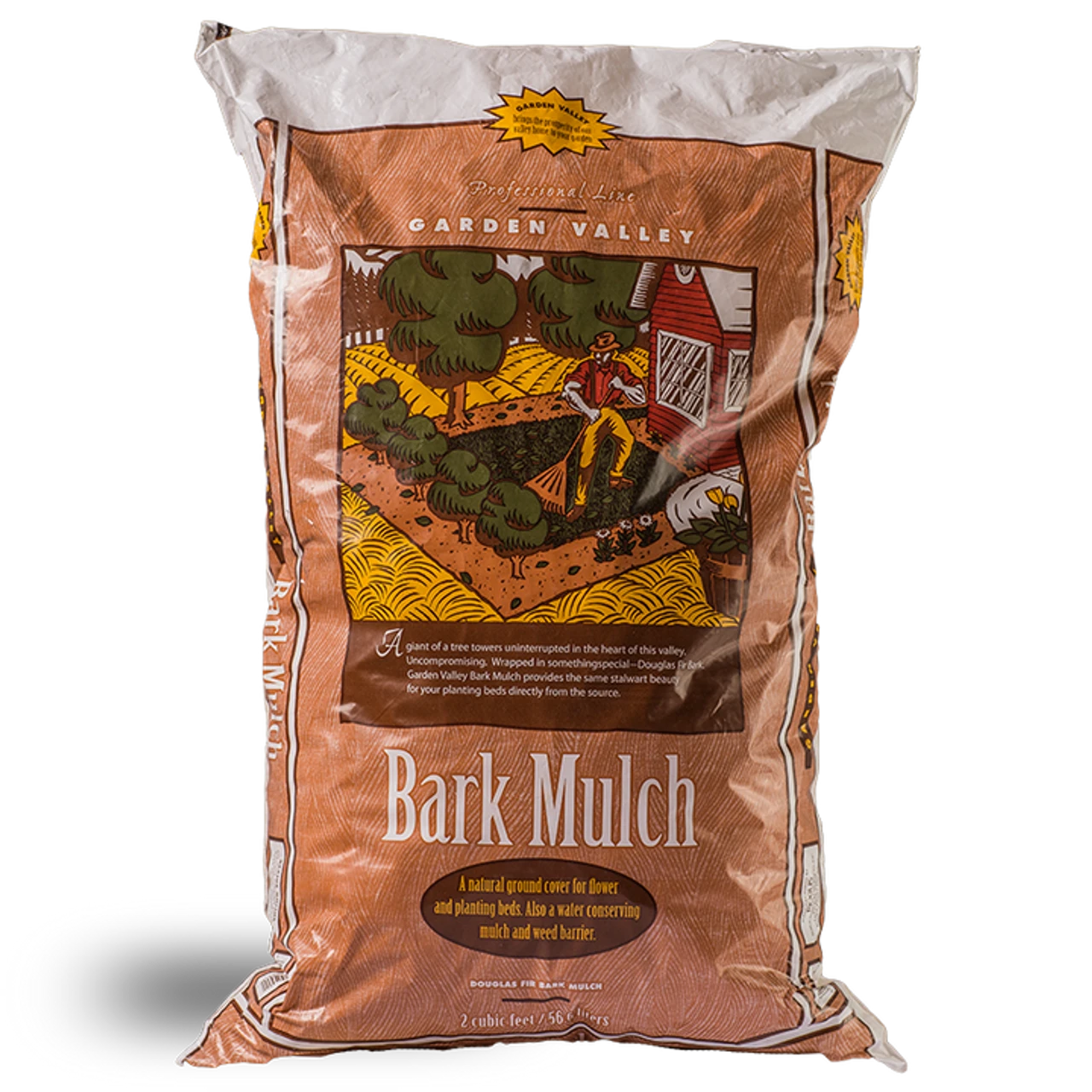 Garden Valley Douglas Fir Bark Mulch, 2cf