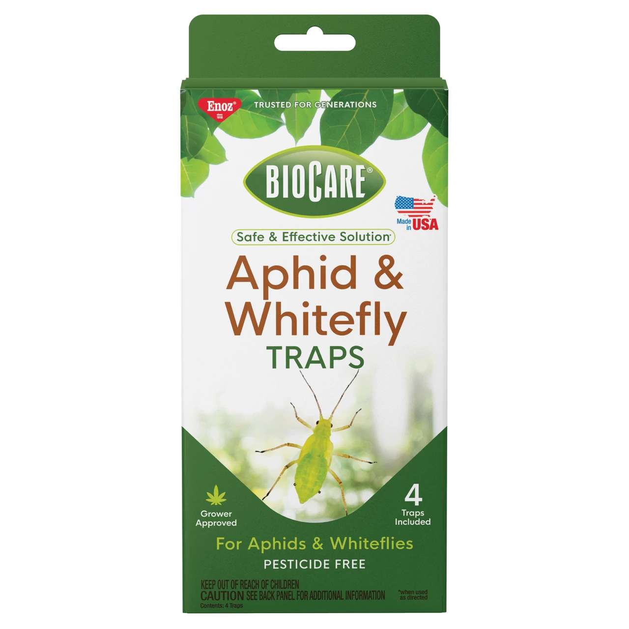 BioCare Aphid And Whitefly Trap, 4 Pack