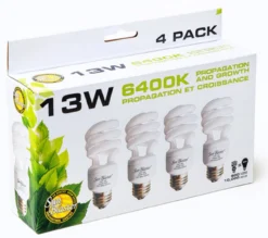 SunBlaster 13 Watt CFL Grow Lamp, 4 Pack