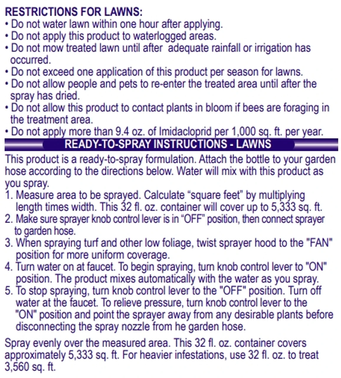 Bonide Systemic Ready To Use Hose End Insect Spray, 32z - Billede 12