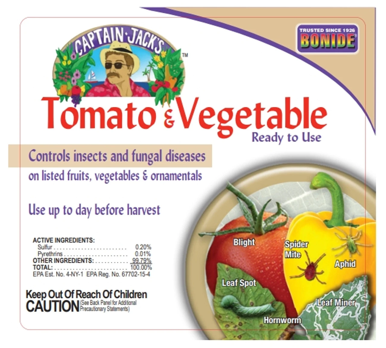 Bonide Tomato And Vegetable Ready To Use 3-n-1, 32oz - Billede 2